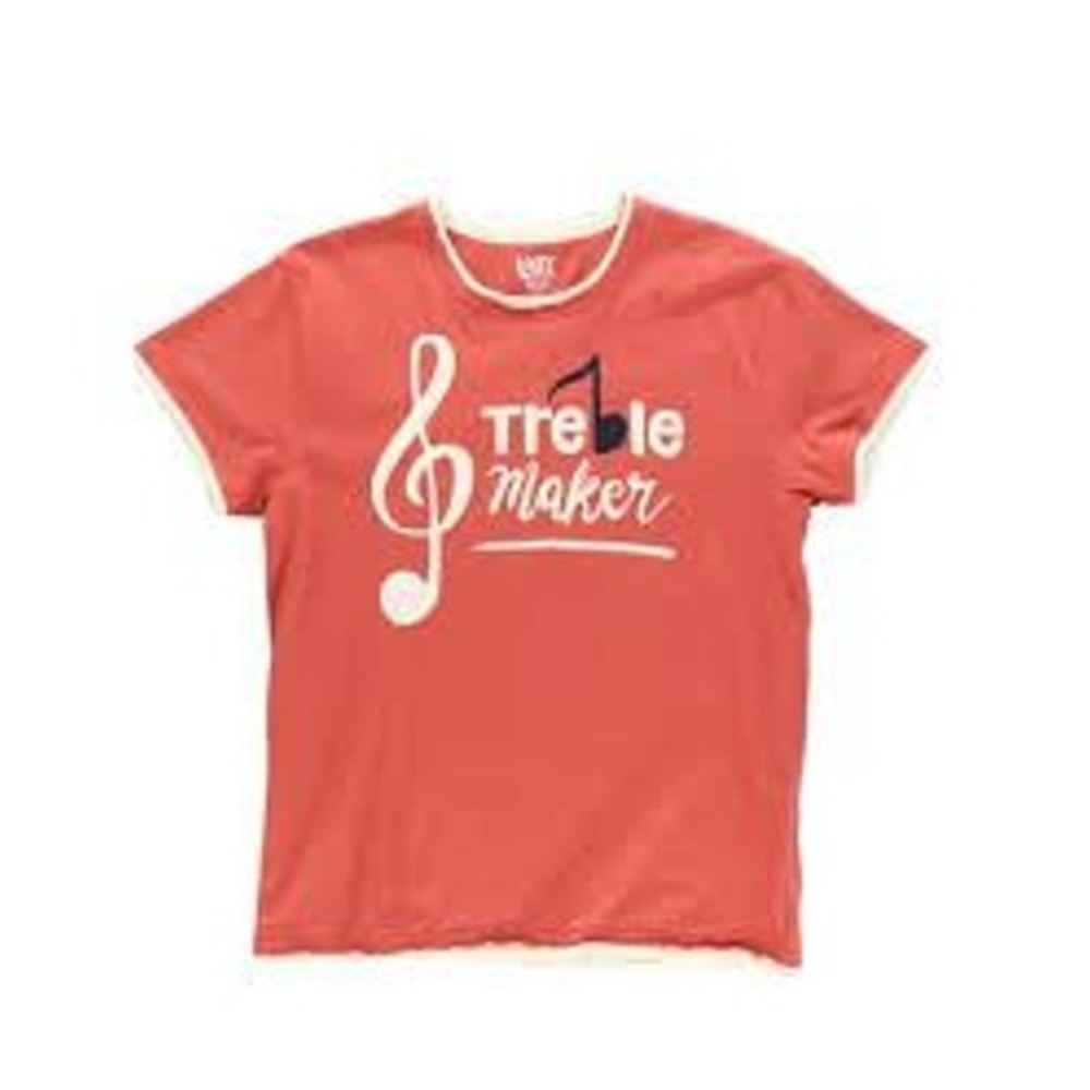 Lazy One Womens‎ T Shirt Size Large Treble Maker Lounge PJ Band Music Note NEW